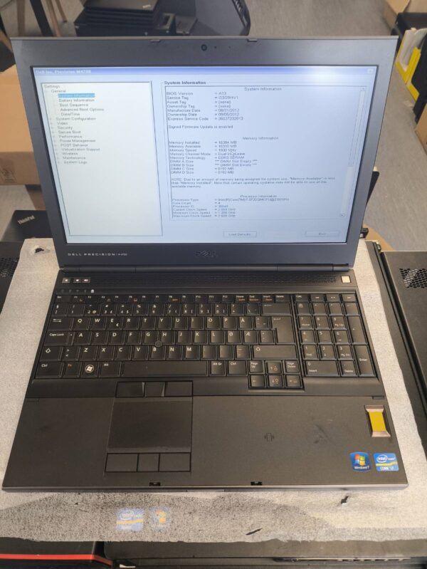 Dell Precision M4700 15.6 FHD TN i7-3720QM 16GB 256GB Quadro K2000M 2GB, 34%