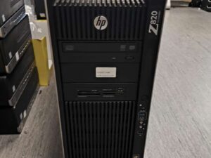 Hp Z820 Workstation E5-2620 2vnt 32GB RAM 256GB SSD K5000 4GB