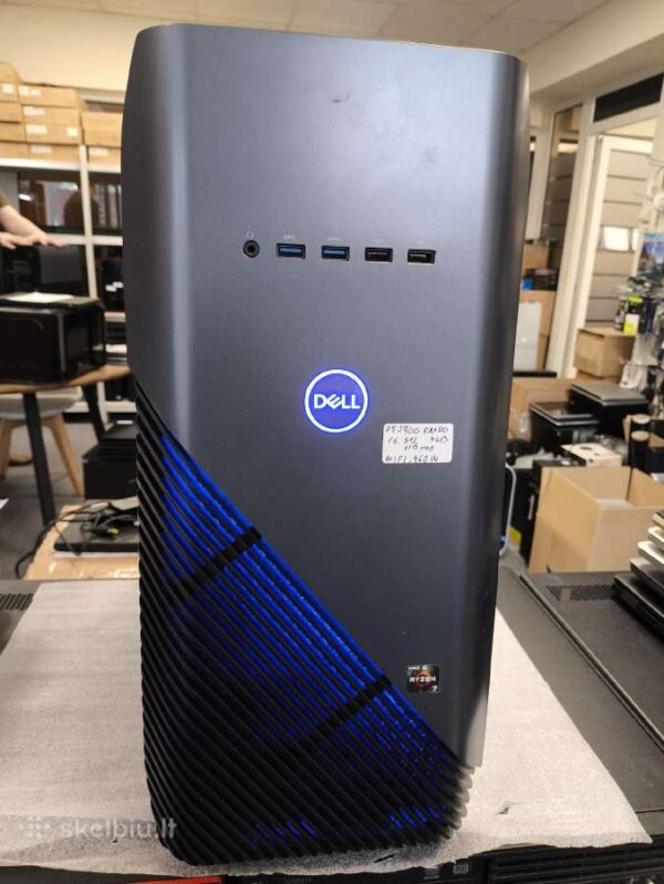 Dell Inspiron 5675 Ryzen 7 2700 16gb 512gb SSD + 1tb HDD Rx 580 4gb 460w PSU, Wifi yra