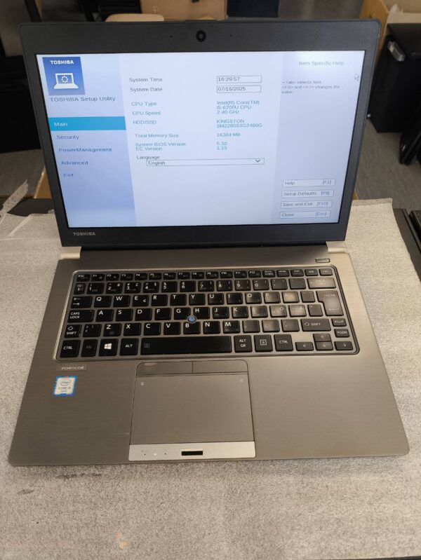 PORTEGE Z30-C 13.3 FHD IPS i5-6200U 16GB 480GB SSD 38% Vyriai blogi