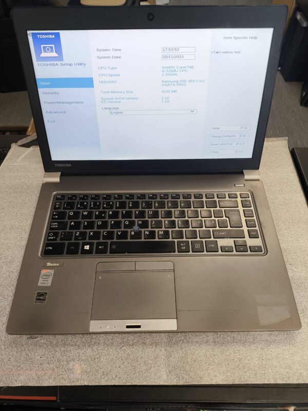 Toshiba TECRA Z40-B 14.0 1600*900 i5-5200U 8GB 500GB SSD 19%