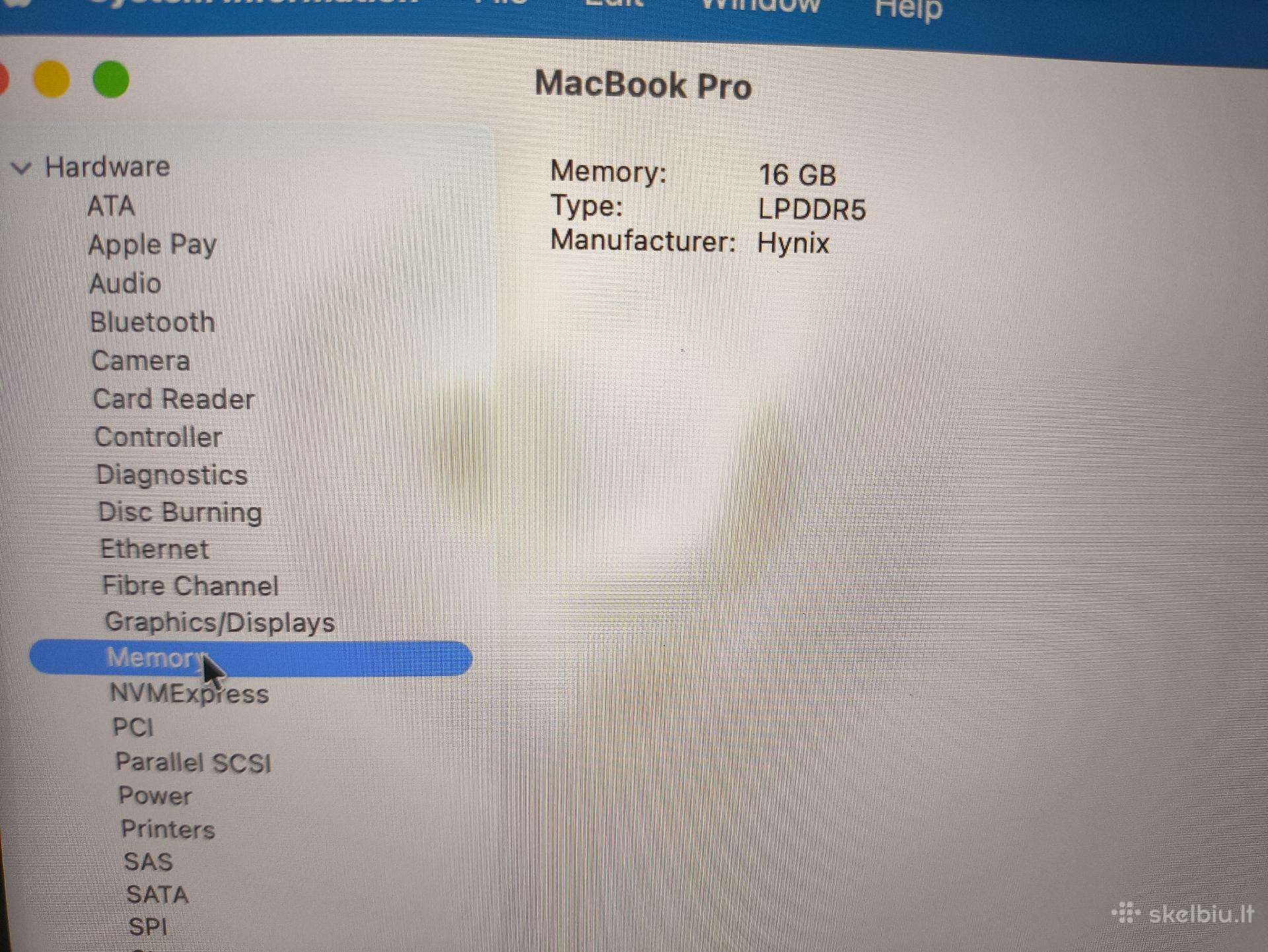 Apple MacBook Pro 14 2021 14" 3024*1964 M1 Pro 16gb 1tb SSD 10% Baterija A Grade 10% - Image 7