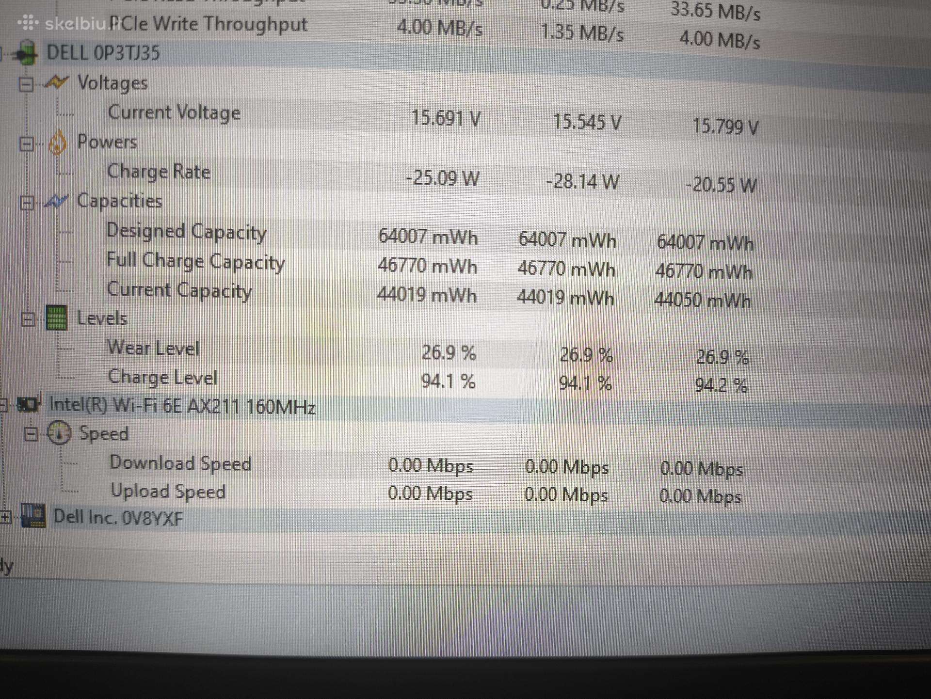 Dell Precision 3581 15.6 FHD+i7-13800h 32GB 512GB RTX Ada A500 4GB GDDR6 27% 12 Mėnesių garantija - Image 7