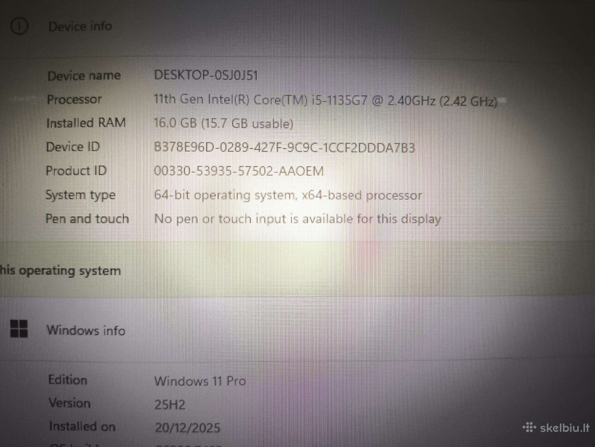 HP EliteBook 840 G8 14.0 FHD IPS i5-1135g7 16gb 256gb SSD 26% - Image 4