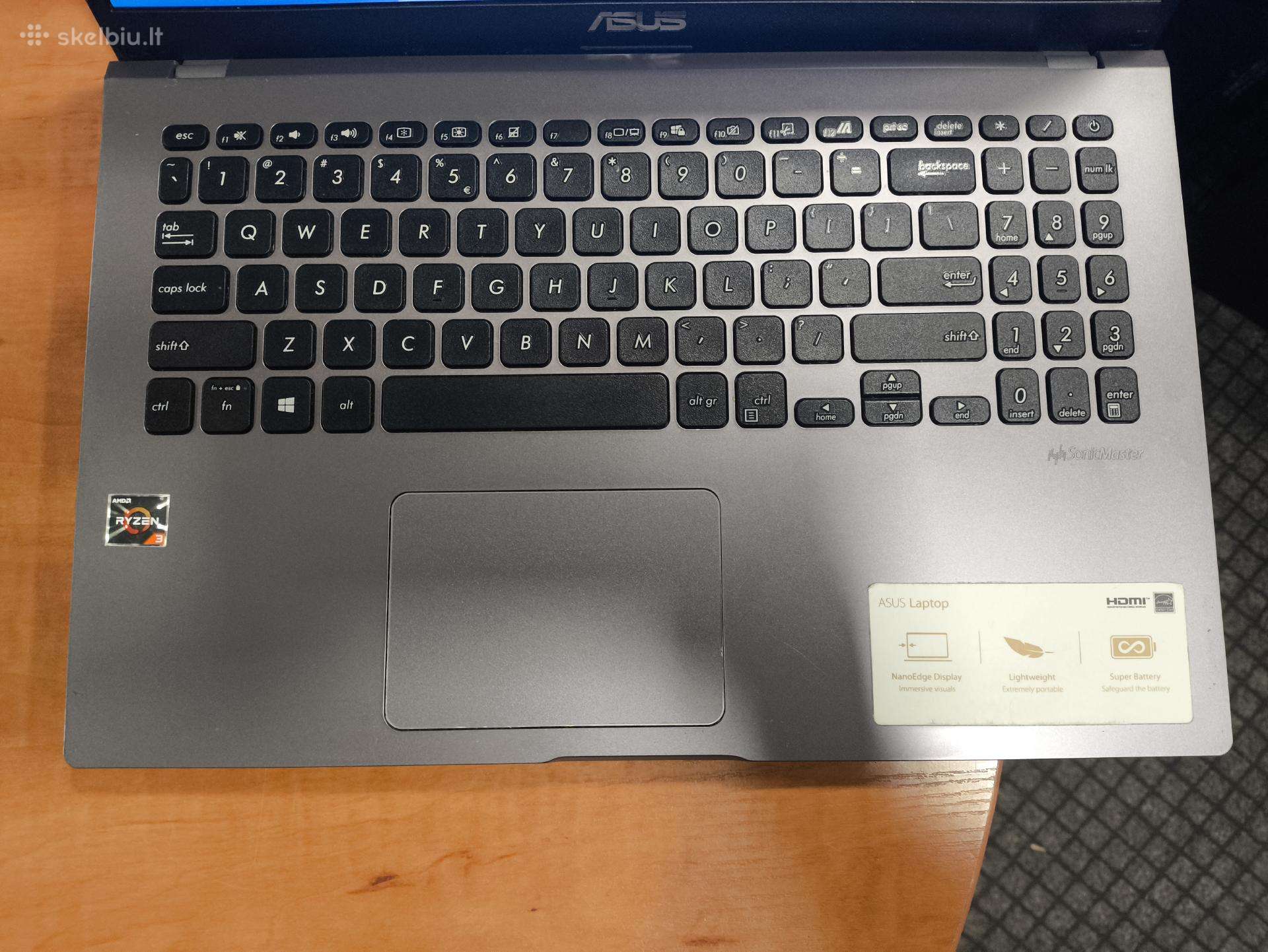 asus D509DA 15.6 Fhd Ryzen 3 2200u 8gb 256gb SSD 31% - Image 2