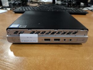 HP EliteDesk 800 G4 Mini PC i5-8500T 8GB 256GB SSD, Wifi, Display port 3vnt su kosmetiniai trūkumais