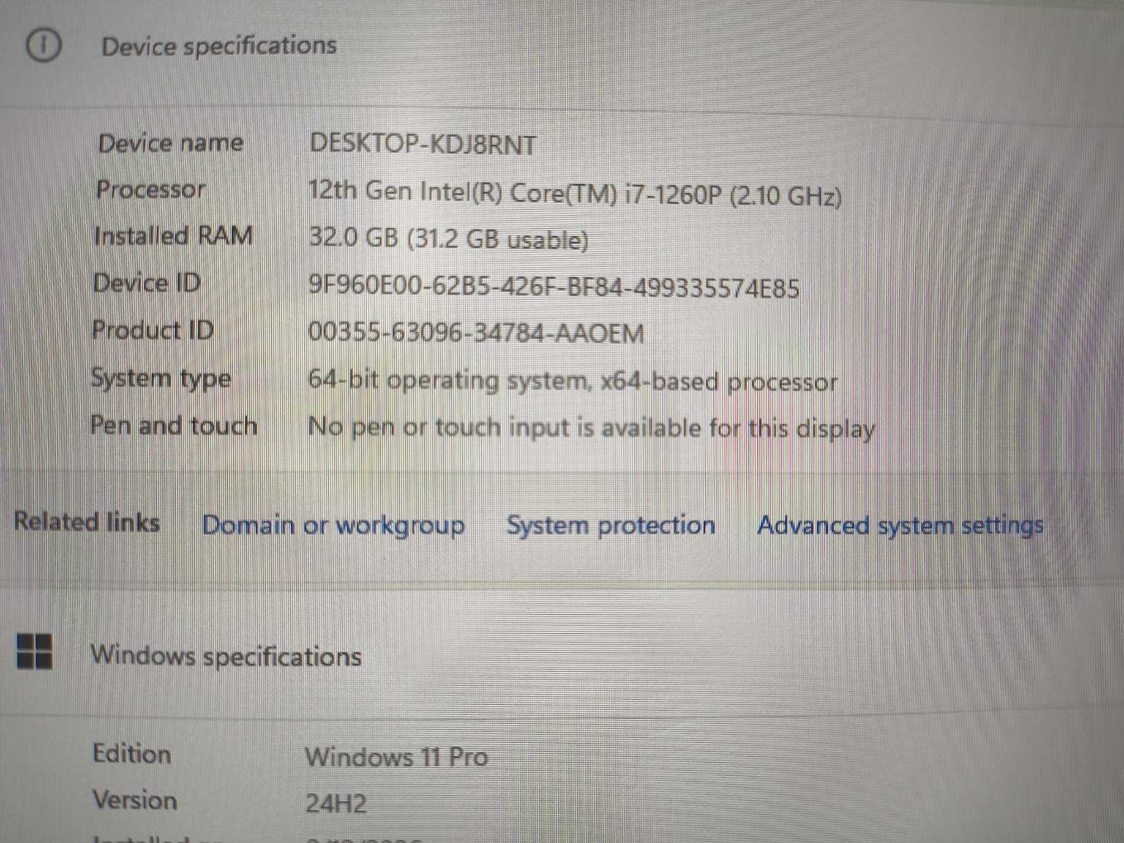 Dell Precision 3470 14.0 Fhd Ips i7-1260p 32gb 1tb SSD Nvidia Quadro T550 4GB 32% - Image 4