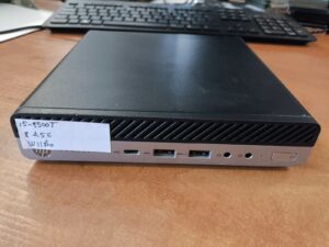 HP ProDesk 600 G5 Mini PC i5-8900T 8GB 256GB SSD 6vnt USB, 2vnt Type c ( antras papildomas įdėta )