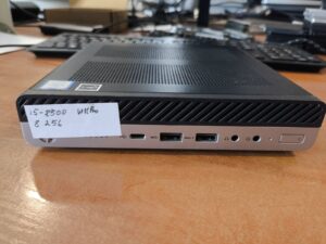 HP EliteDesk 800 G4 35W Mini PC i5-8500T 8GB 256GB SSD, 2X Display port jungtys