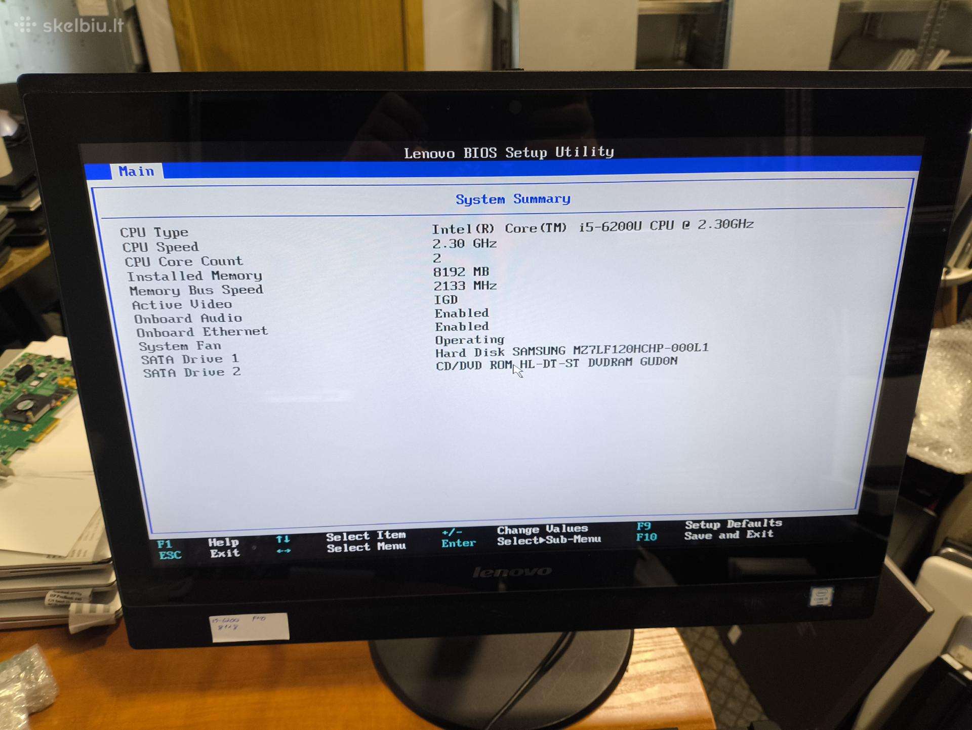 Lenovo S400z AIO 21.5" Fhd Ips i5-6200u 8gb 128gb - Image 2