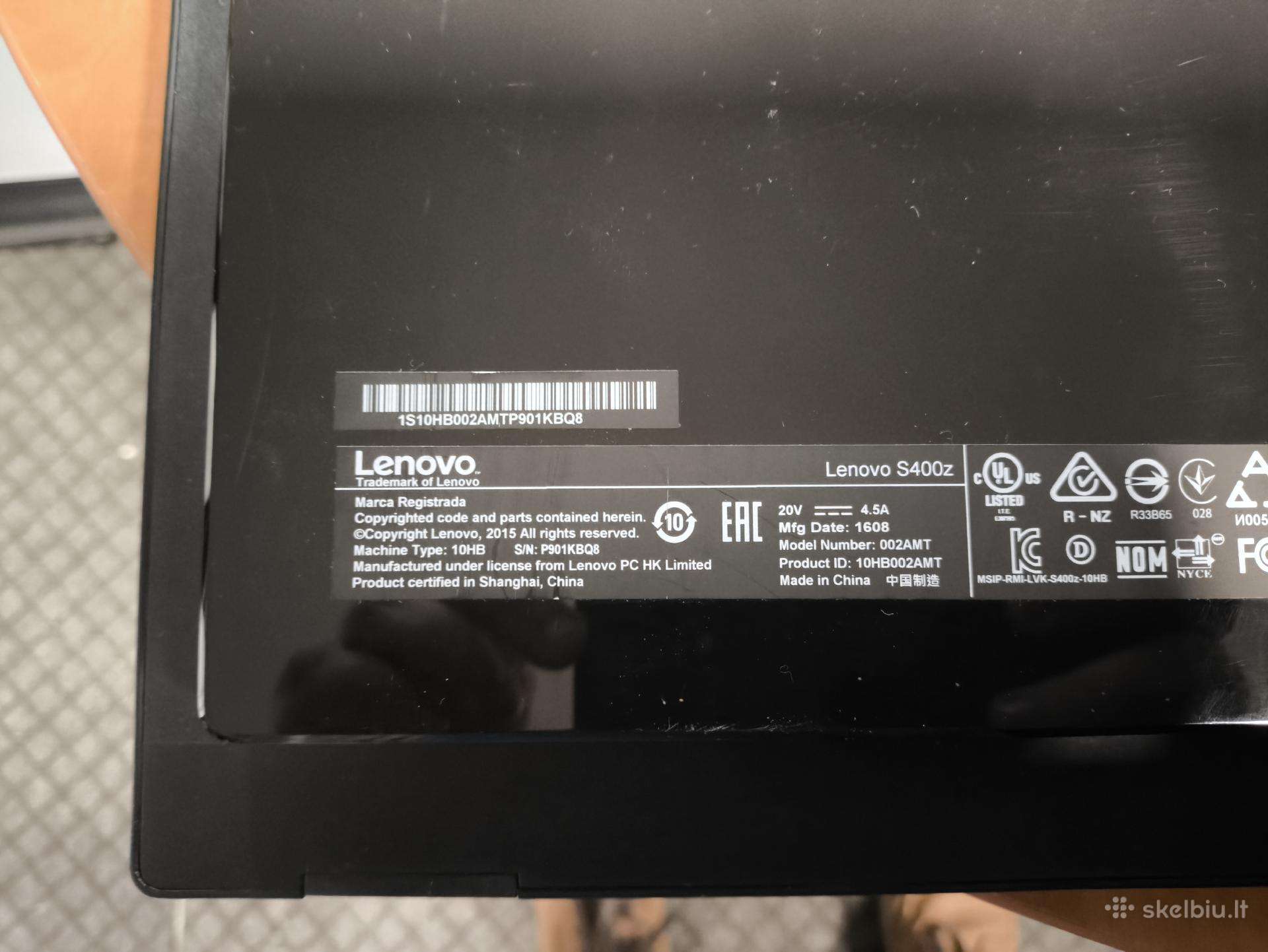 Lenovo S400z AIO 21.5" Fhd Ips i5-6200u 8gb 128gb - Image 3