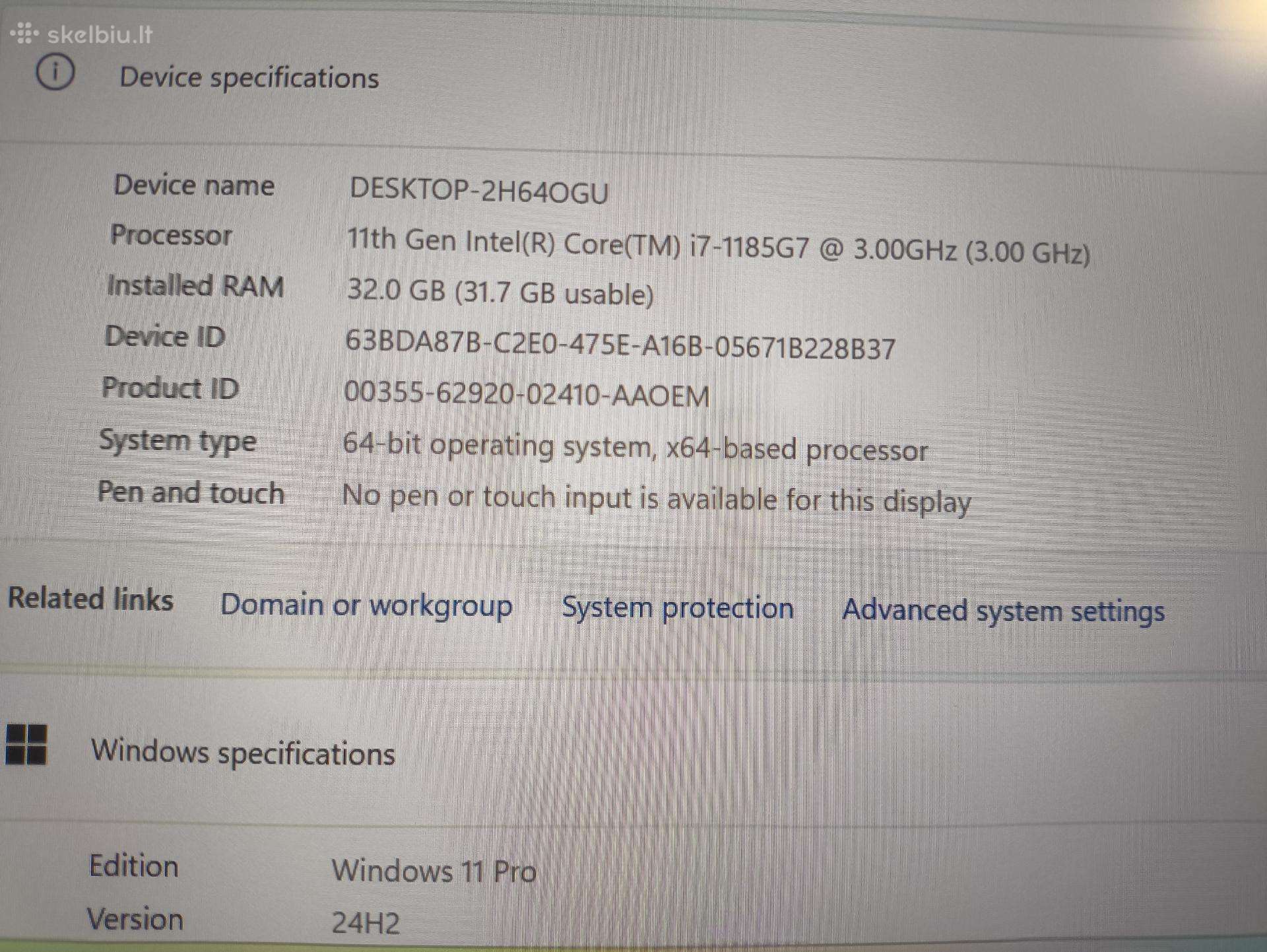 HP EliteBook 840 G8 14.0 Fhd Ips i7-1185g7 32gb RAM 22% - Image 4