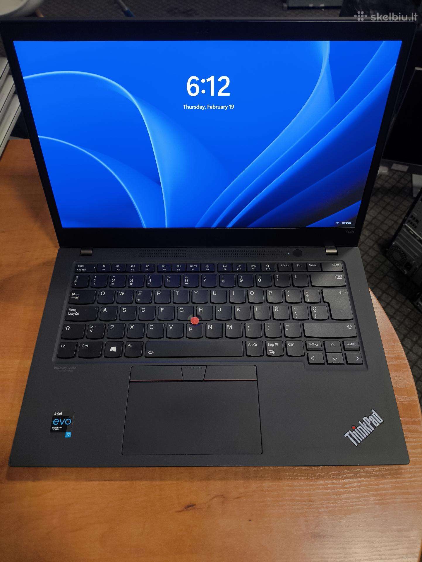 Lenovo ThinkPad T14s 2nd Gen Fhd IPS i7-1165g7 16gb 512gb 12%