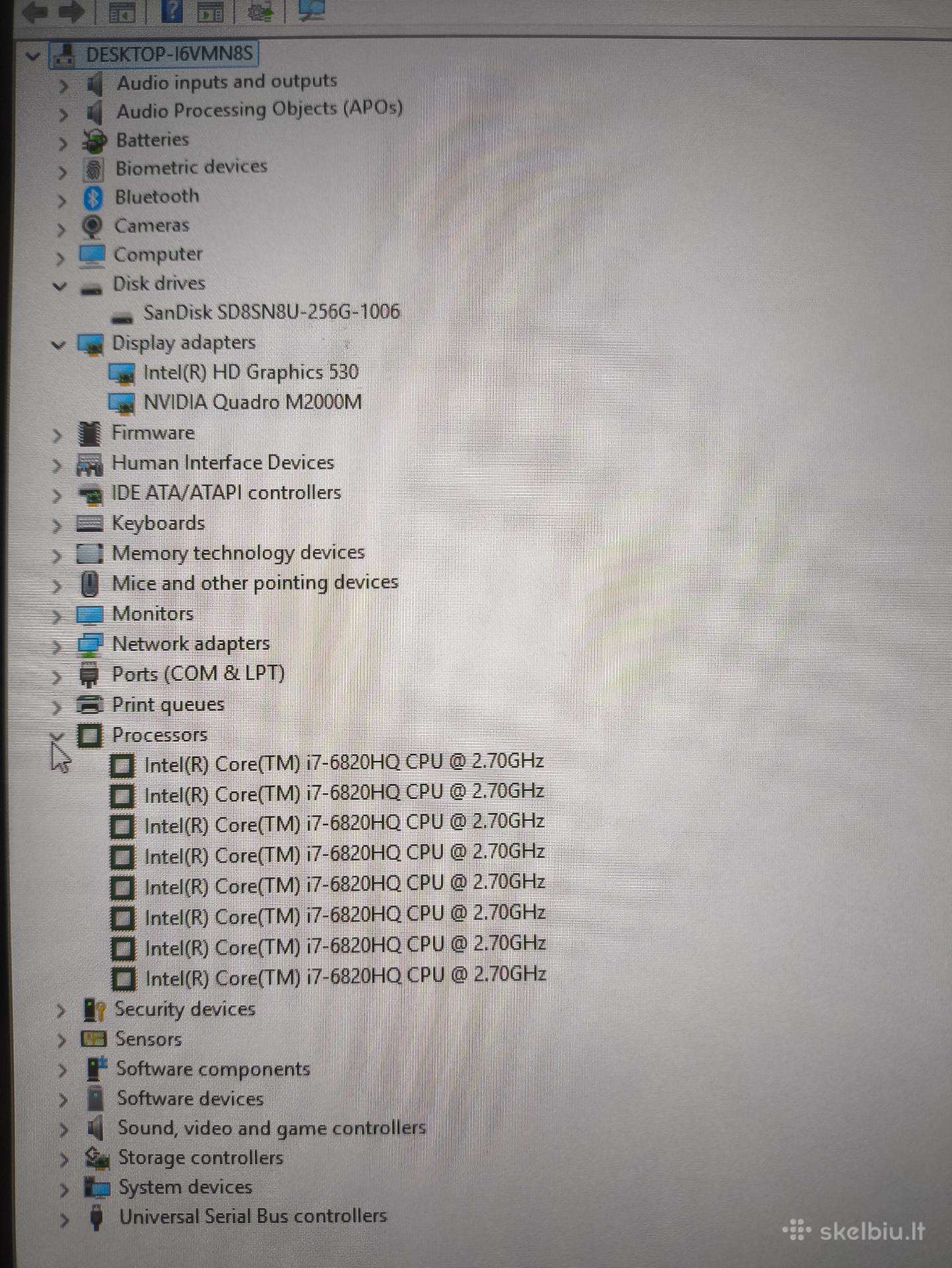 Lenovo ThinkPad P50 15.6 FHD IPS Touchscreen i7-6820hq 16gb 256gb M2000m 4gb - Image 5