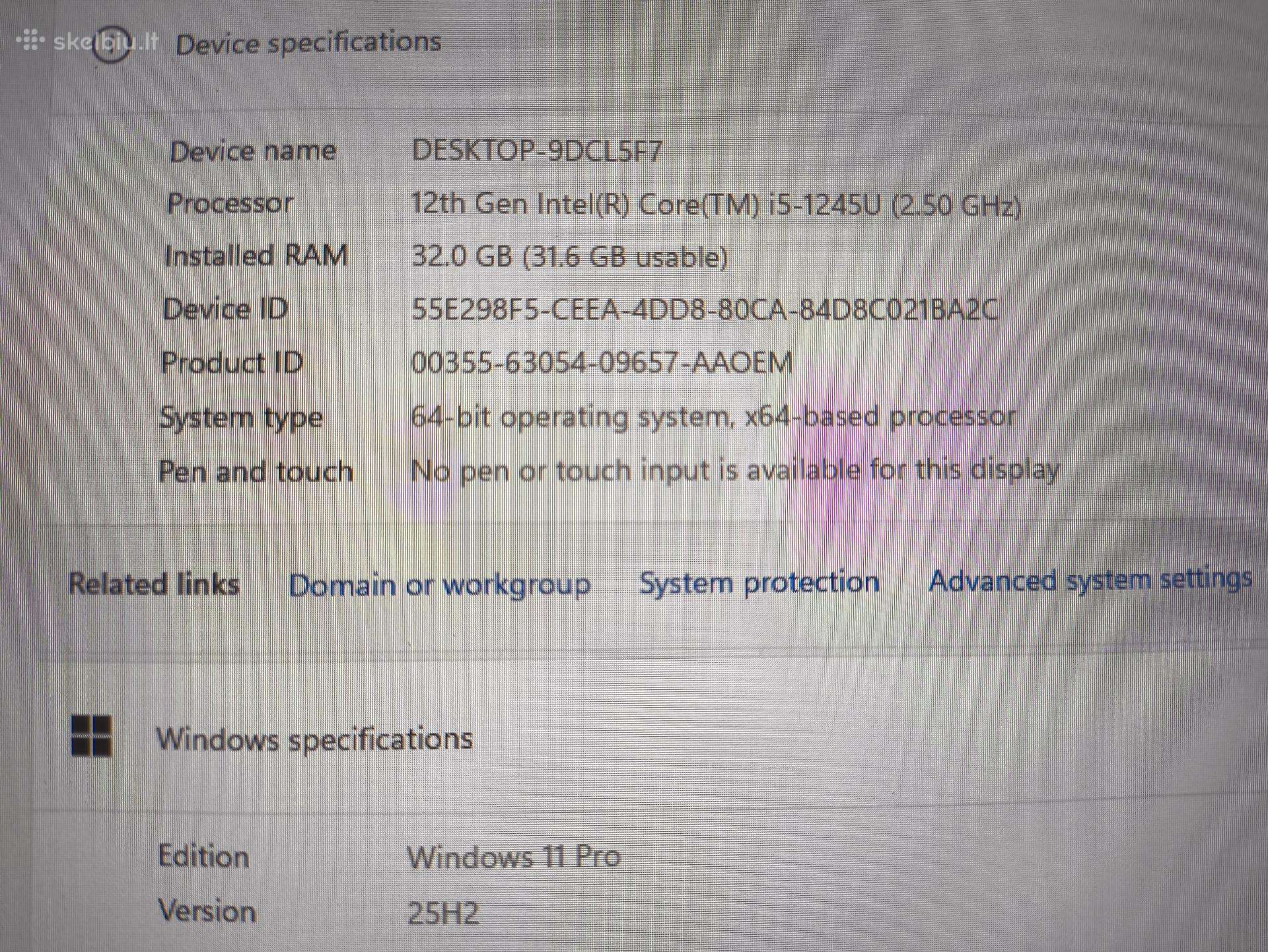 Fujitsu U7412 14.0 FHD IPS i5-1245u 32gb 512gb SSD 19% - Image 4