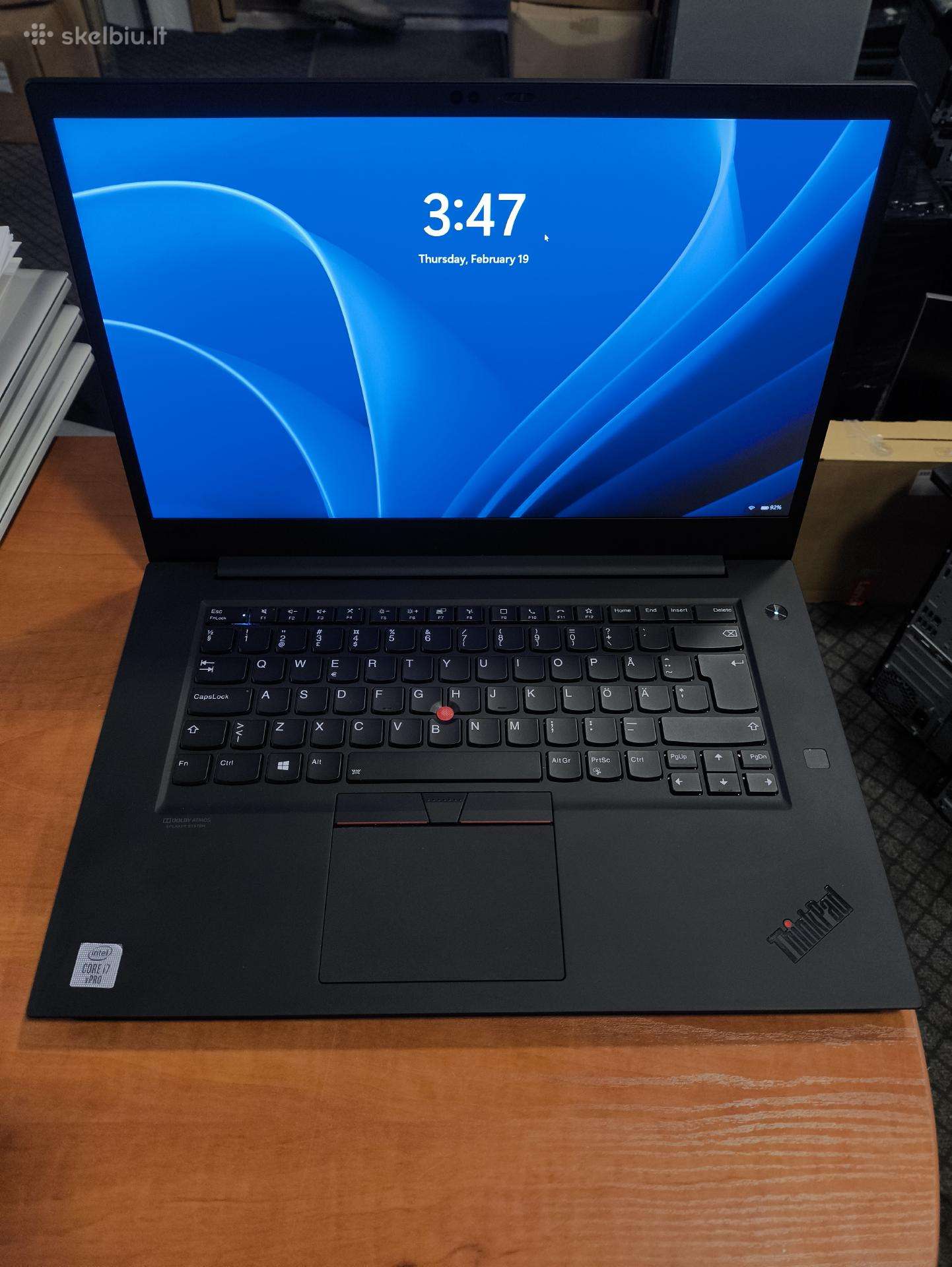 Lenovo Thinkpad X1 Extreme 3rd Gen 15.6 500 Nit i7-10850h 2tb SSD Gtx1650 Max-Q 12%