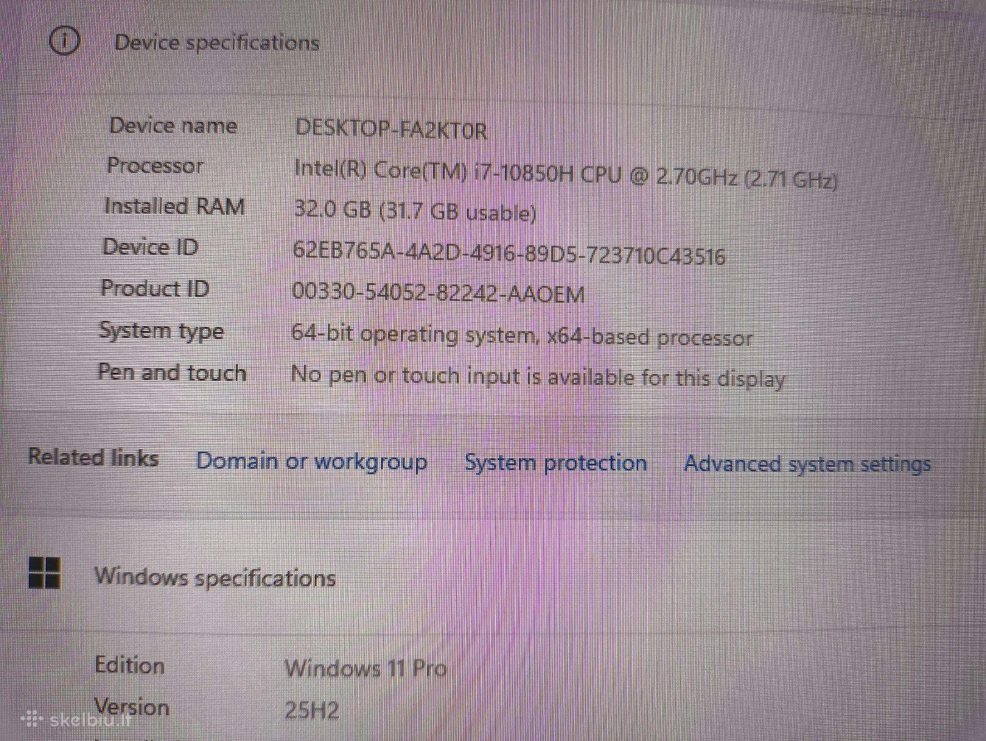 Lenovo Thinkpad X1 Extreme 3rd Gen 15.6 500 Nit i7-10850h 2tb SSD Gtx1650 Max-Q 12% - Image 4
