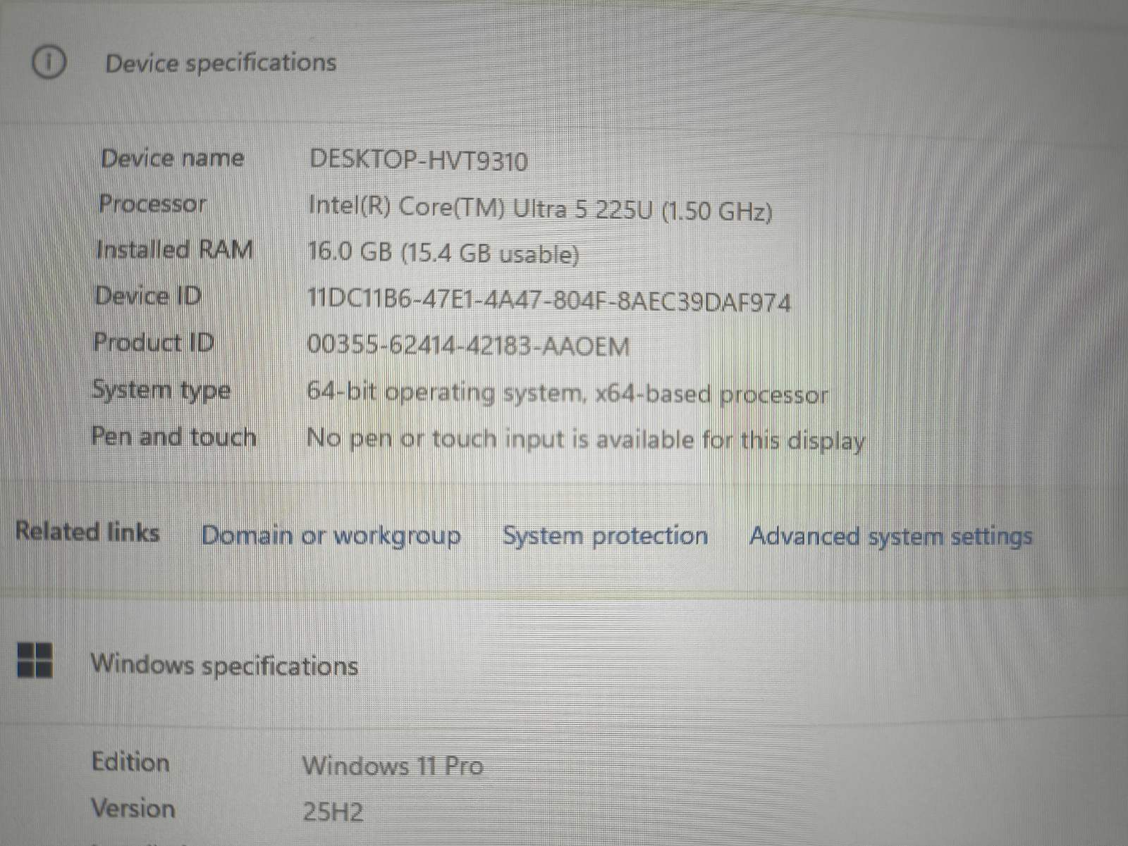 HP EliteBook 6 G1i 14" FHD+ IPS Matinis Ultra 5 225u 16GB 256GB 3% - Image 4