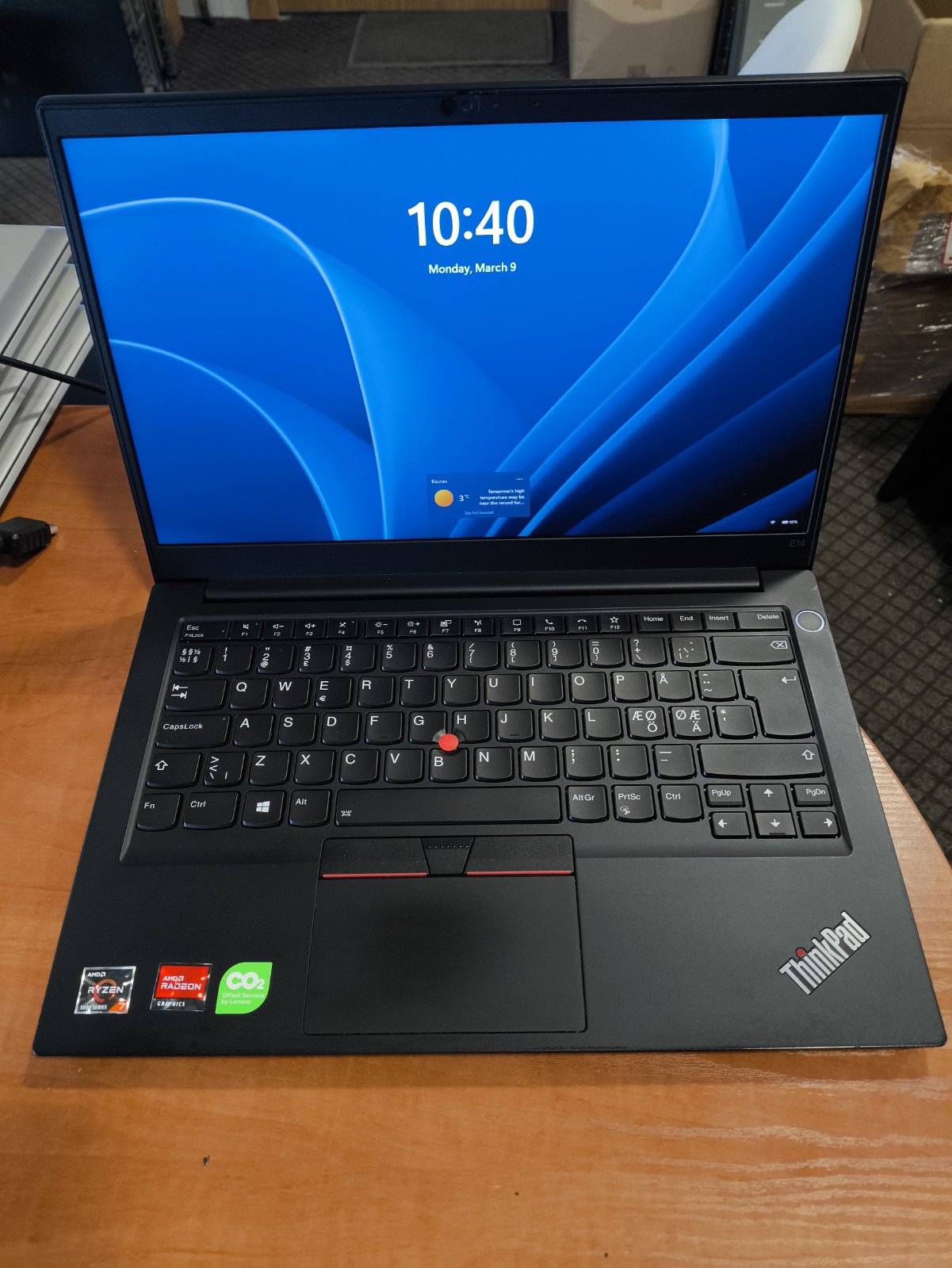 ThinkPad E14 Gen 3 14" Fhd Ips Ryzen 7 5700u 16gb 256gb 11%