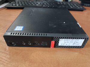 Lenovo M710Q Mini PC i3-7100T 8GB 256GB SSD Display port 2vnt Windows surašyta