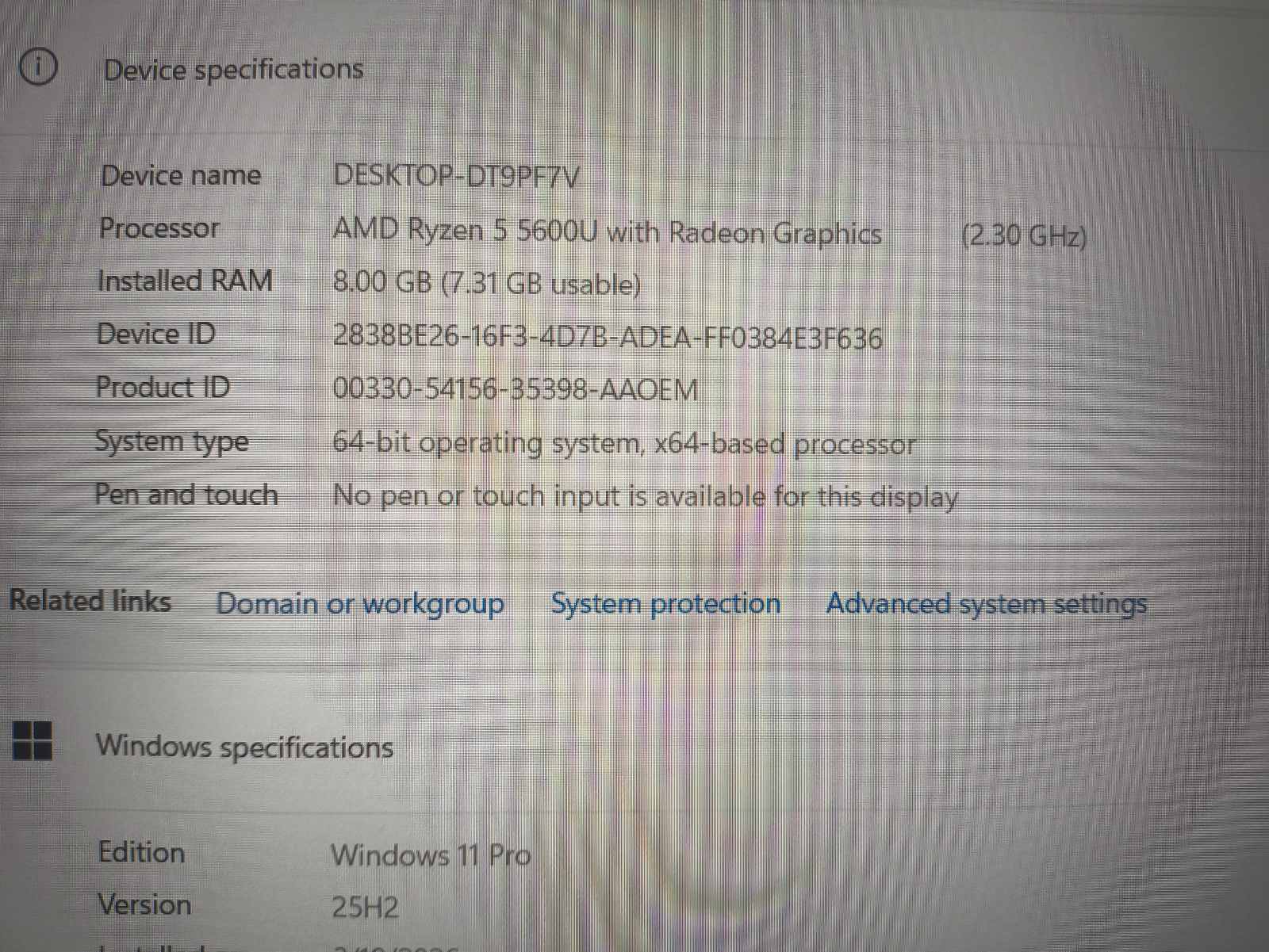 HP ProBook 455 G8 15.6" Fhd Ips Ryzen 5 5600u 8gb 512gb SSD 19% - Image 5