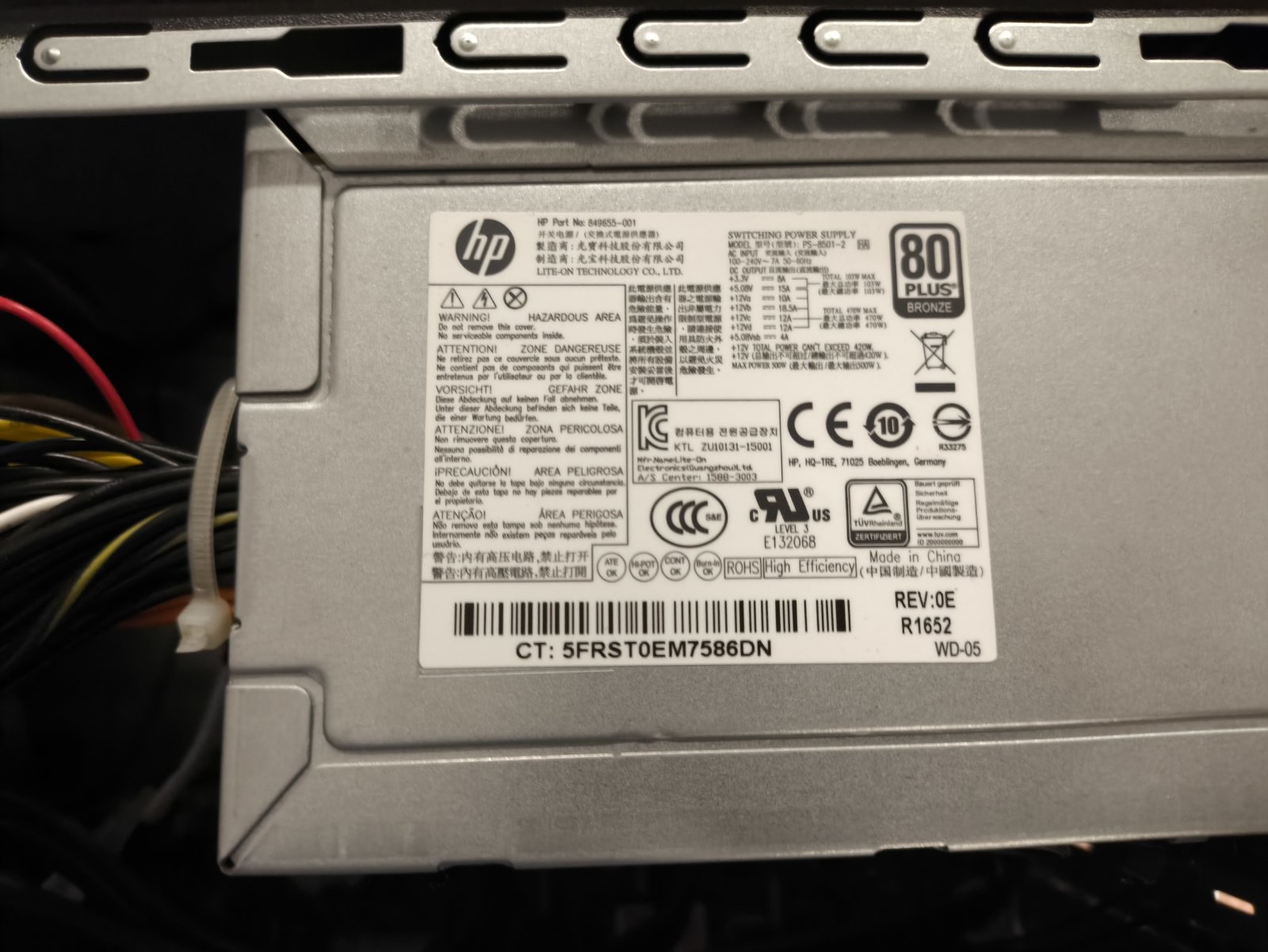 HP Omen 870-218no I7-7700k 32gb Ddr4 512gb SSD Gtx 1080 8gb - Image 6