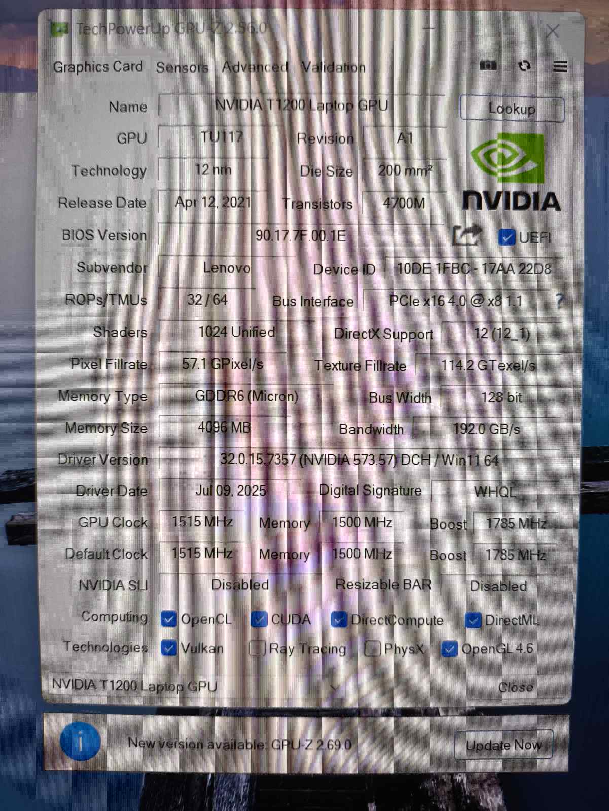 Lenovo ThinkPad P15 Gen 2 15.6 FHD IPS i7-11800h 16gb 512gb T1200 4gb 9% - Image 6