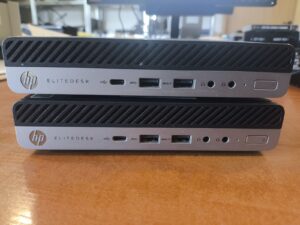 HP EliteDesk 705 G4 Mini PC AMD Ryzen 5 2400GE 8GB 512GB Wifi, 2vnt DP jungtys