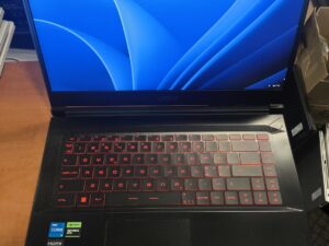 MSI GF63 Thin 15.6 FHD IPS 144Hz i5-12450H 64GB DDR4 ( 2*32GB 3200MHz )*** 512GB SSD RTX 2050 4GB, 1%