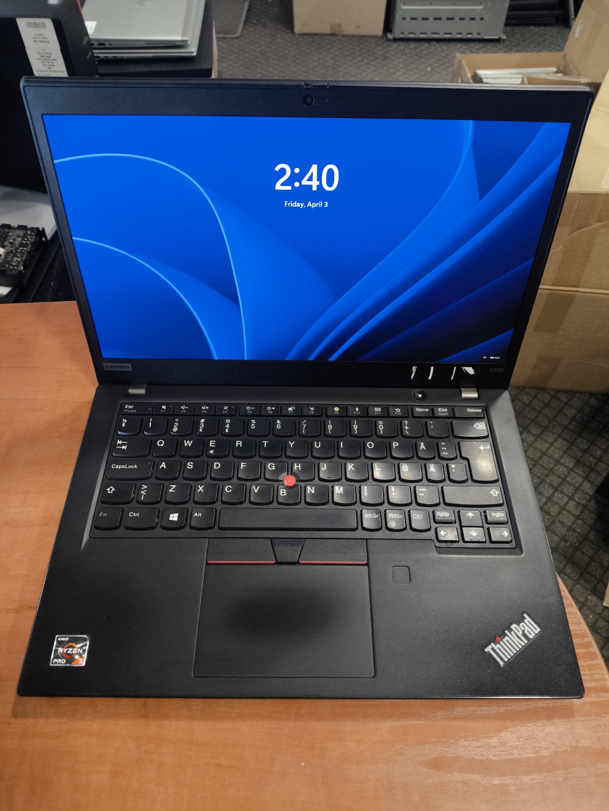 Lenovo Thinkpad x395 13.3 FHD IPS Ryzen 5 3500U 8GB 256GB SSD, 12%
