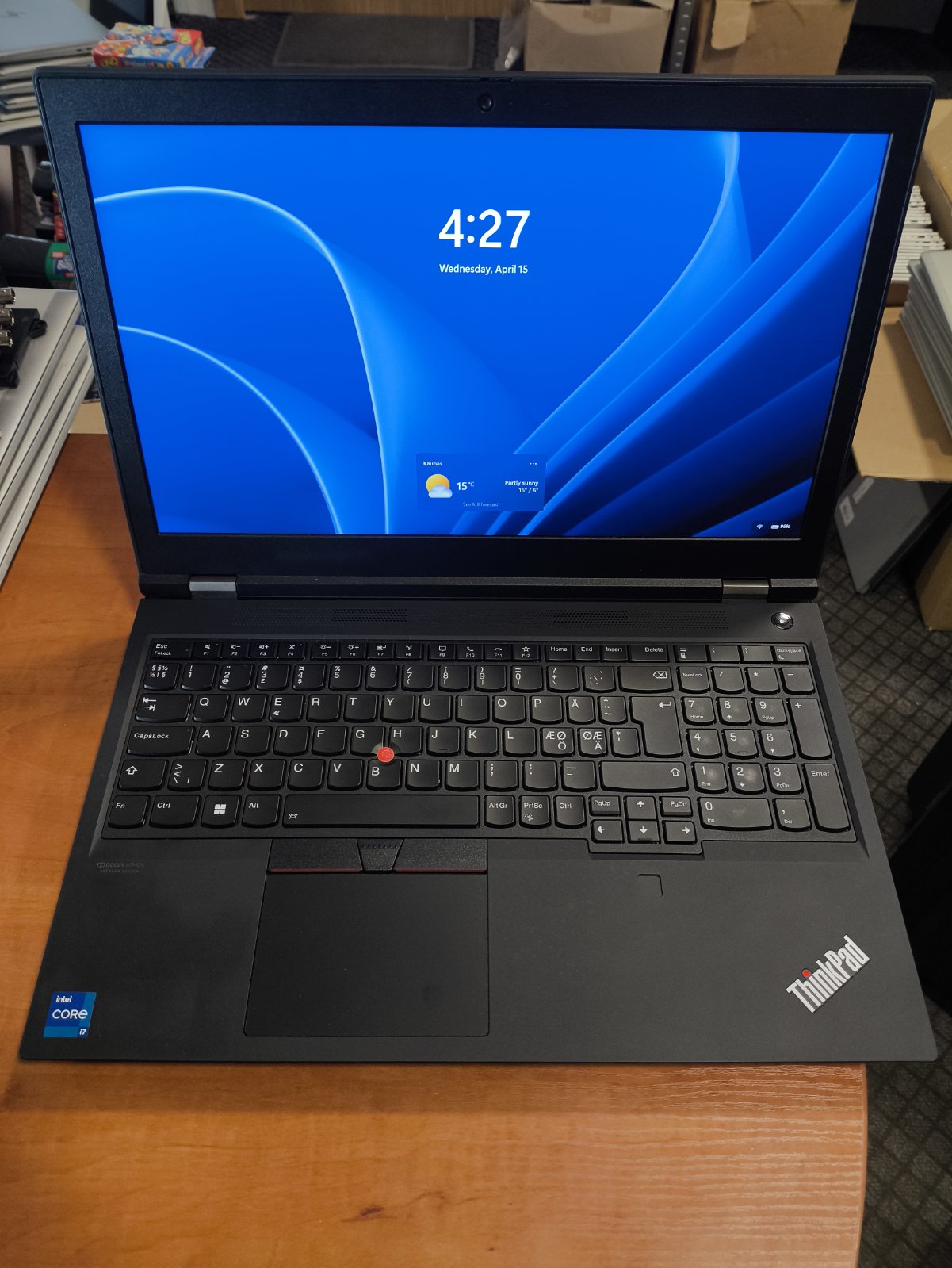 Lenovo ThinkPad P15 Gen 2 15.6 FHD IPS i7-11800h 16gb 512gb T1200 4gb 9%