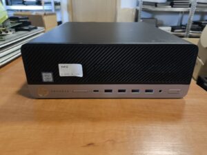 HP ProDesk 600 G4 i3-8100 8GB 128GB SSD 2vnt Display Port jungtys, 1vnt VGA