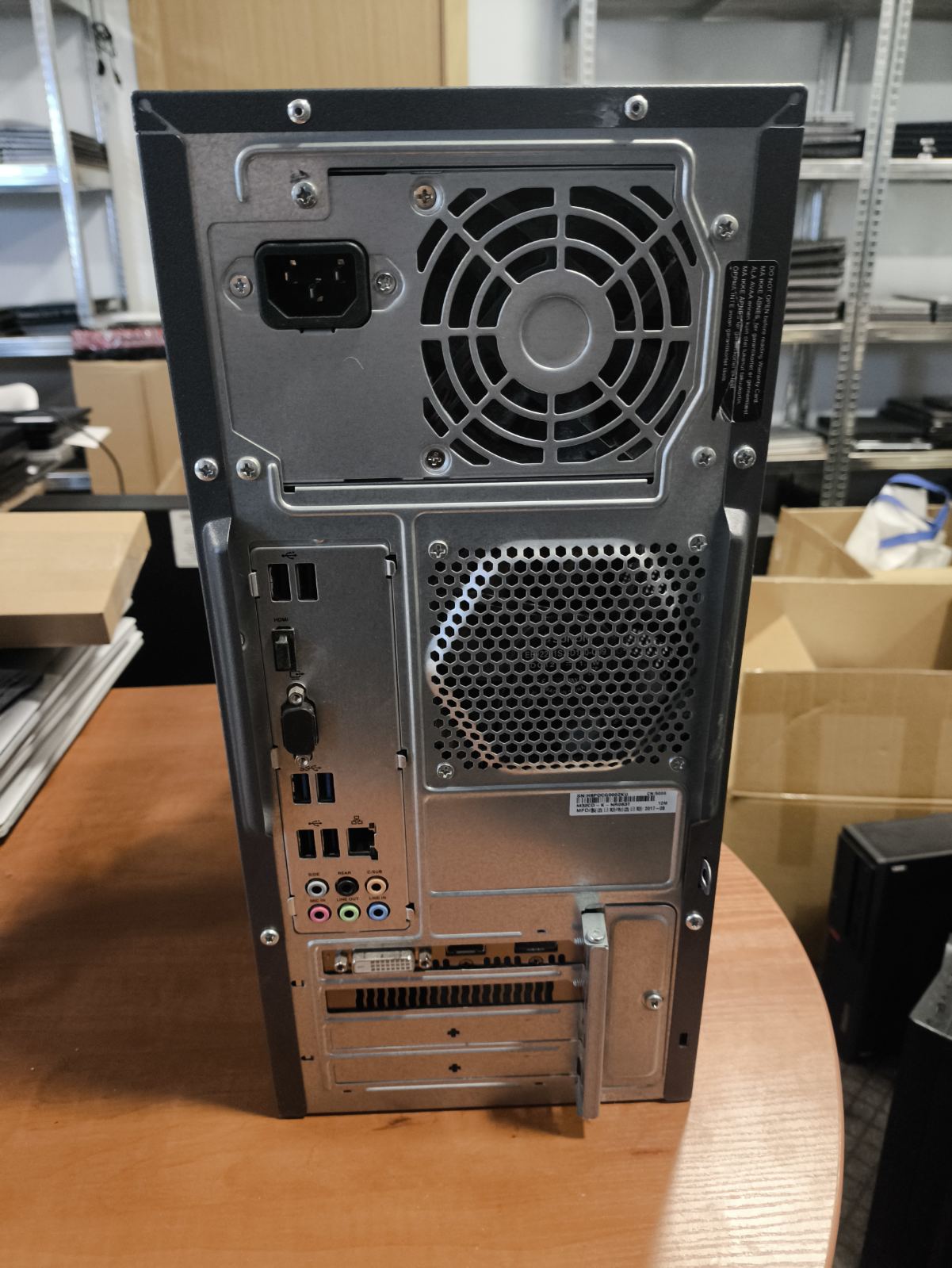 Asus M32CD4-K Intel i5-7400 8GB 256GB SSD, GTX 1050 2GB Wifi 300W PSU - Image 2