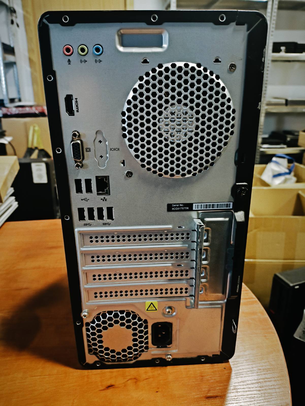 HP Pavilion 590-p0xxx Dekstop Ryzen 3 2200G 8GB 256GB SSD, Wifi 350W PSU - Image 2