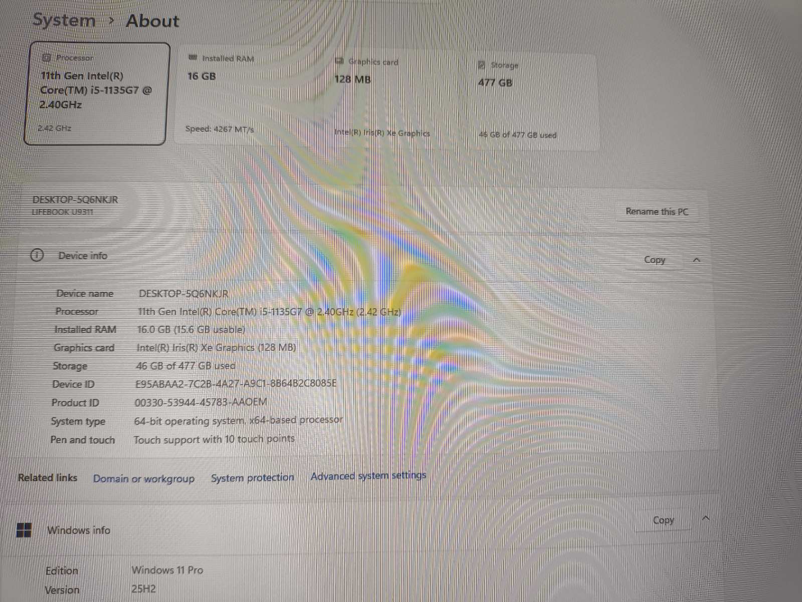 Fujitsu LIFEBOOK U9311 13.3 FHD IPS TS i5-1135G7 16GB 512GB SSD 35% Pigiau, baterija silpnoka - Image 5
