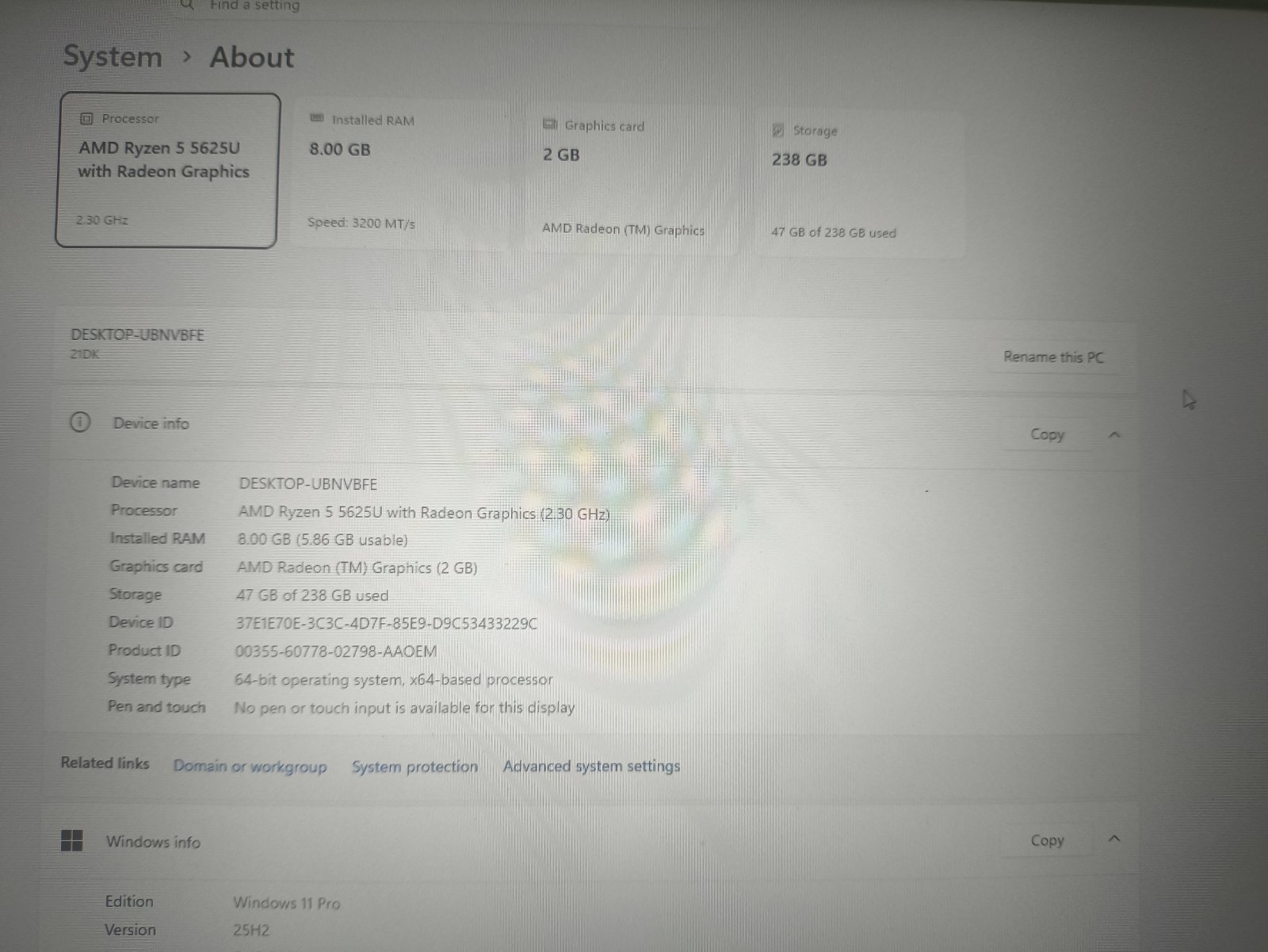 ThinkBook 14 G4 ABA 14.0 Fhd Ips Ryzen 5625u 8gb 256gb SSD, 16% - Image 4