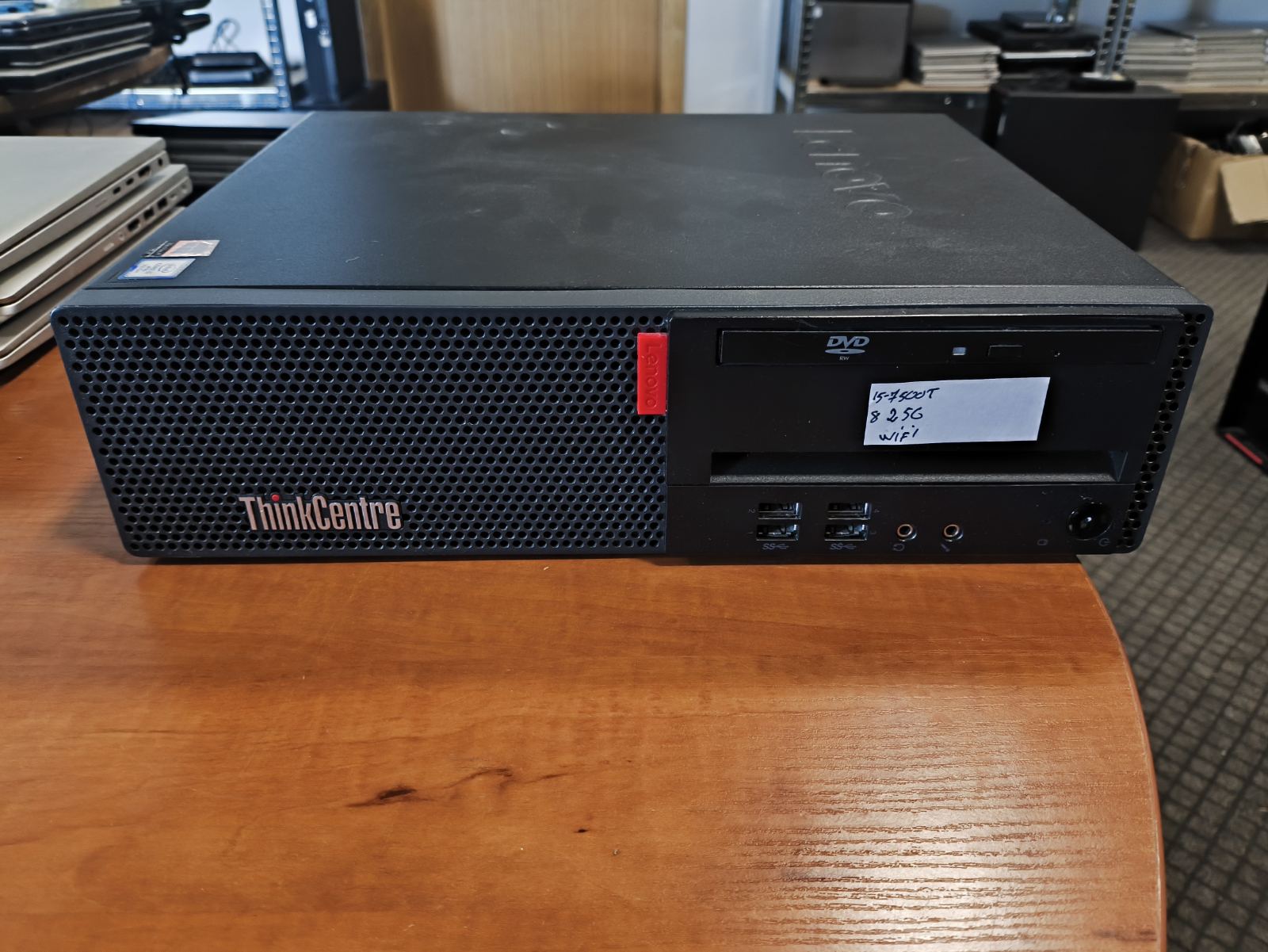Lenovo ThinkCentre M910S i5-7500 8GB 256GB SSD + Wifi įdėtas.
