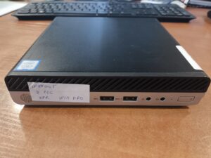 HP ProDesk 400 G4 i5-8500T 8GB 256GB Mini PC 2vnt Display port jungtys, su nedideliu kosmetiniu defektu, žiurėti foto