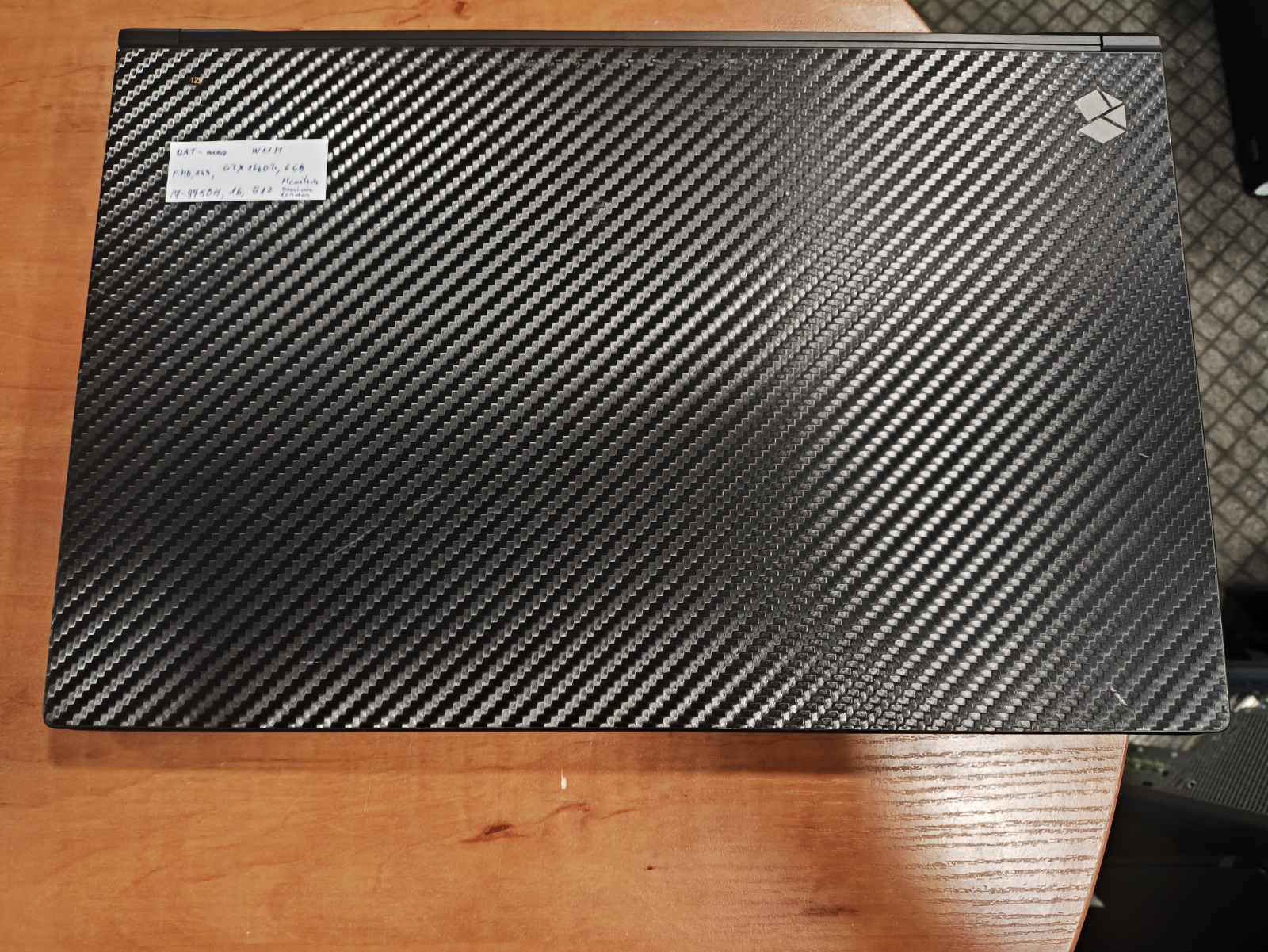 Intel Regulatory model QC7 15.6 FHD IPS 144Hz i7-9750H 16GB 512GB SSD GTX 1660 Ti 6GB Nėra baterijos, Neveikia ausinių lizdas. - Image 4