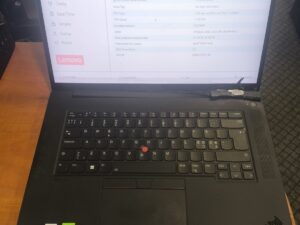 ThinkPad X1 Extreme Gen 4 16.0 4k Touch ( Ekranas blogas ) i7-11800H 64GB RAM ! 2*32GB, 512GB SSD, 7.5%