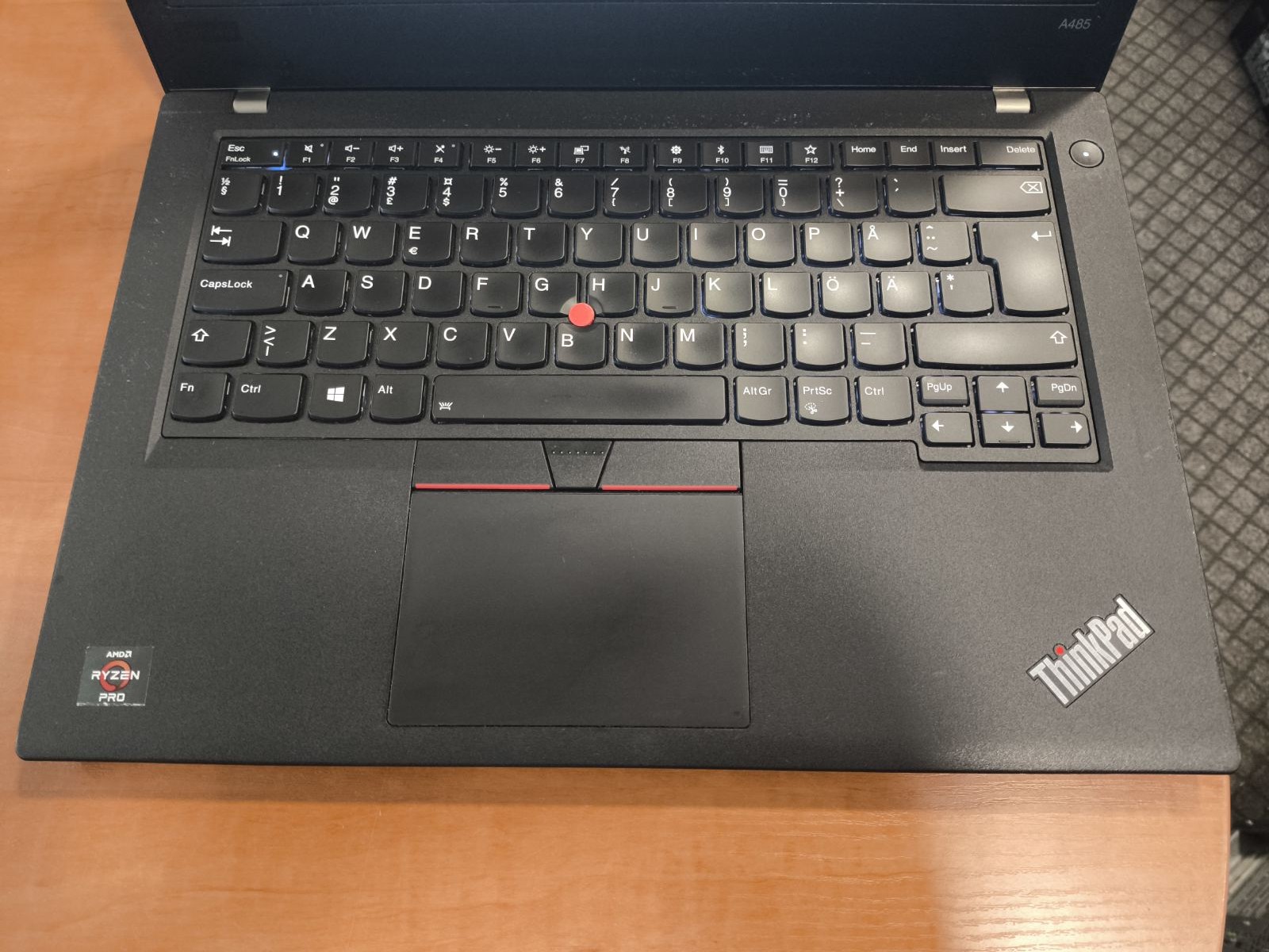 Lenovo Thinkpad A485 14.0 FHD IPS Ryzen 3 2300U 8GB 128GB SSD Dvi baterijos - 38% 13% - Image 2