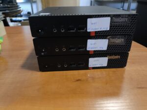 Lenovo M910Q USFF Mini PC i5-7500T 8GB 128GB SSD Wifi yra, 2vnt Display port jungtys