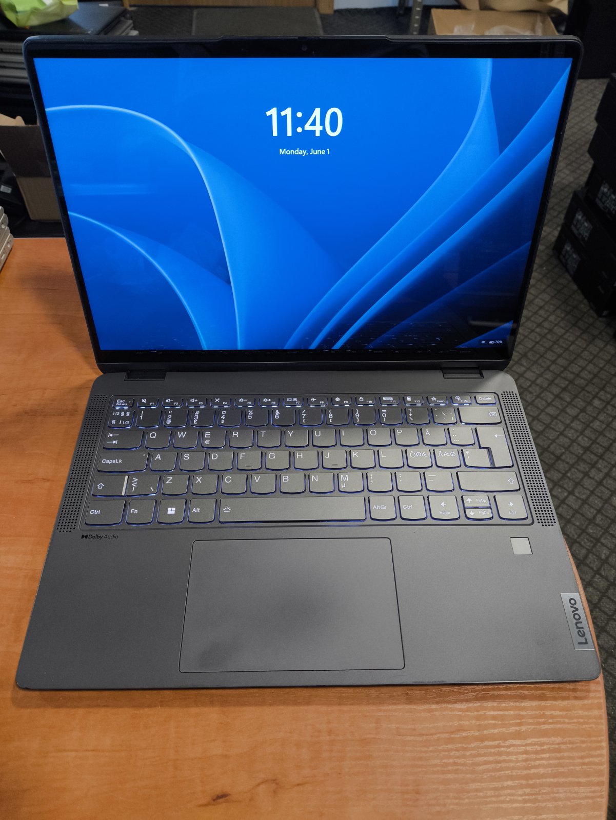 Lenovo IdeaPad Flex 5 14IAU7 X360 14" Ips Ts i5-1235u 8gb 512gb SSD 14%, Touch neveikia