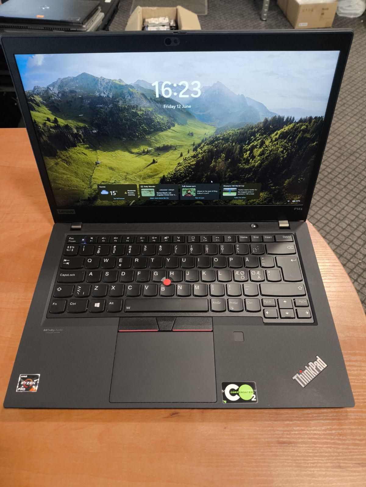 Lenovo ThinkPad P14s 14.0 FHD IPS Ryzen 7 5850u 16gb 256gb 17%