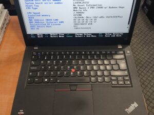 Lenovo Thinkpad A485 14.0 FHD IPS Ryzen 3 2300U 8GB 128GB SSD Dvi baterijos - 38% 13%