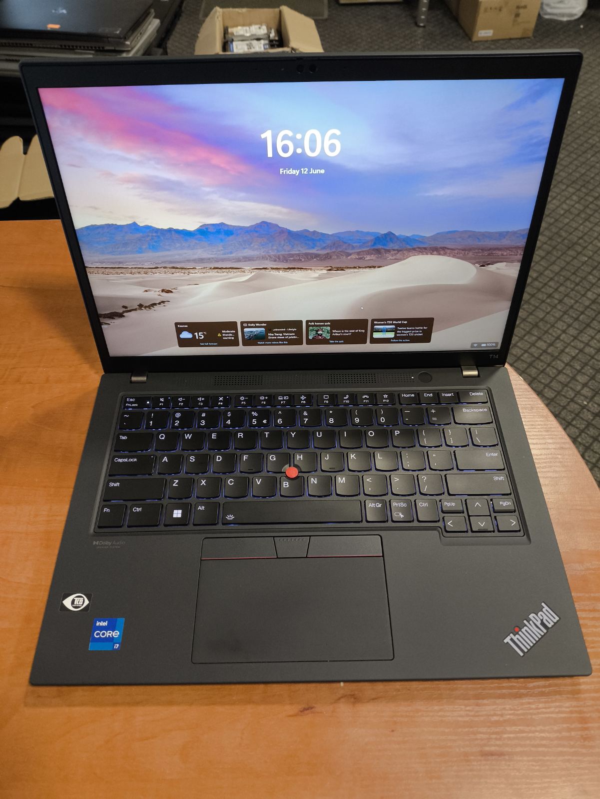 ThinkPad T14 Gen3 14.0 Fhd Ips i7-1255u 16gb 256gb 11%