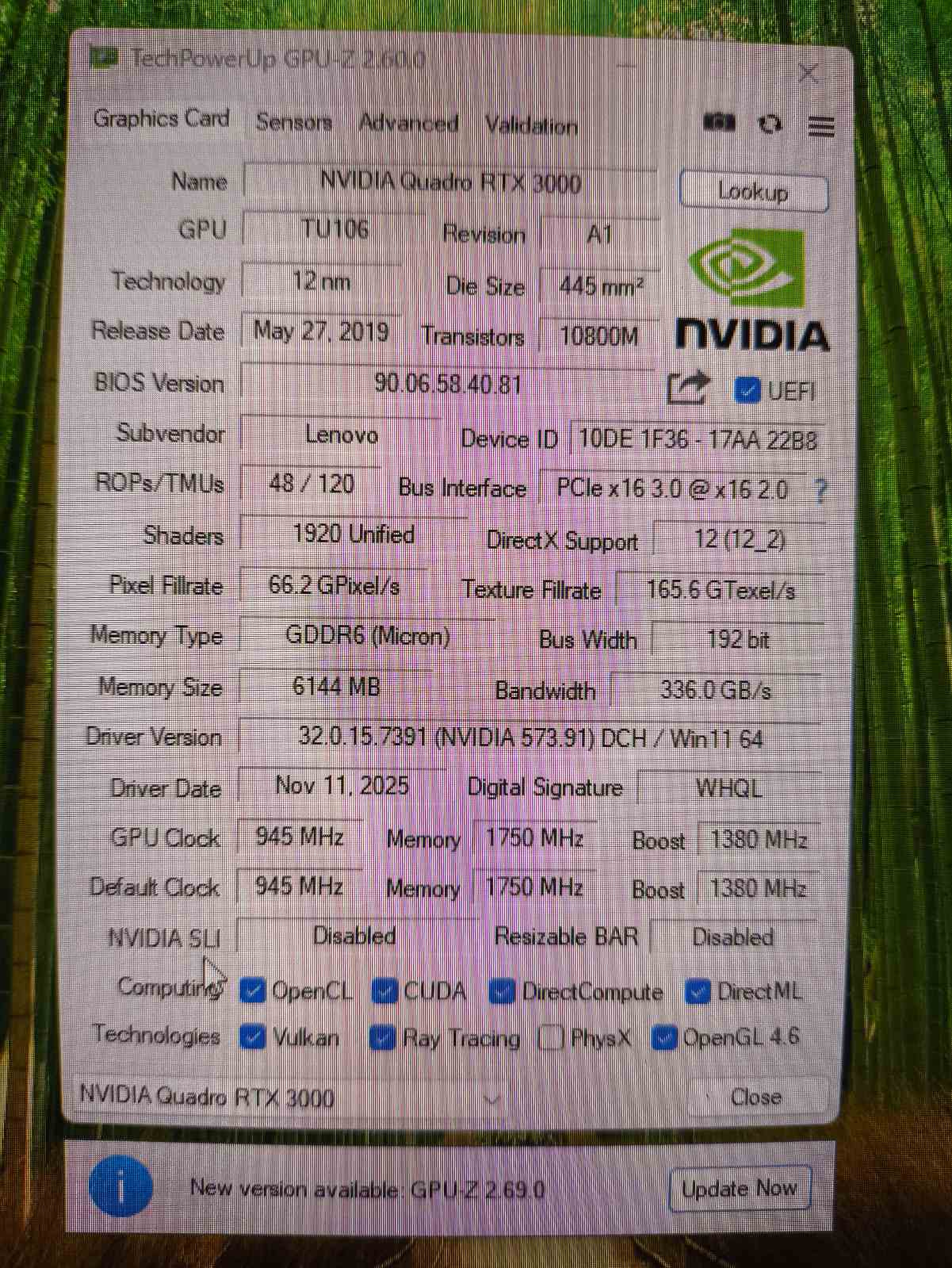 ThinkPad P15 Gen 1 15.6 FHD IPS i7-10850H, 24GB RAM, 512GB SSD, ekrane yra baltų taškelių - Image 6