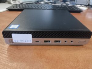HP Prodesk 600 G3 Mini i5-6500T, 8GB 256GB SSD 2vnt Display port + 1vnt HDMI