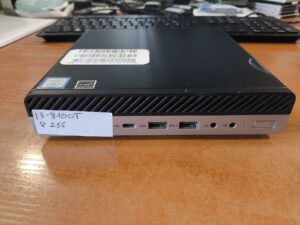 HP ProDesk 600 G4 i3-8100T 8GB 256GB SSD 2vnt Display Port jungtys, 1vnt VGA