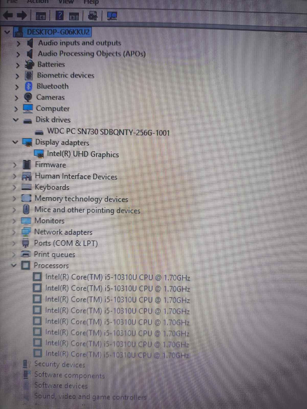 Lenovo ThinkPad X13 Gen1 13.3 HD i5-10310U 16gb 256gb 11% - Image 5